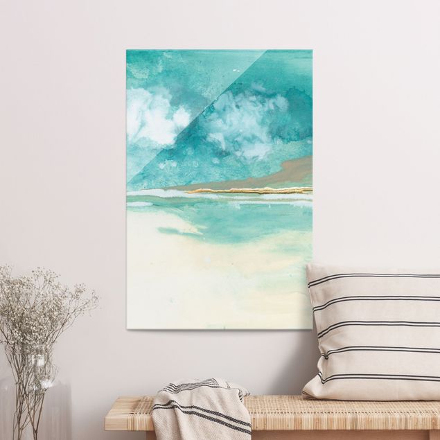 Tableau paysages Emerald Clouds and Gold