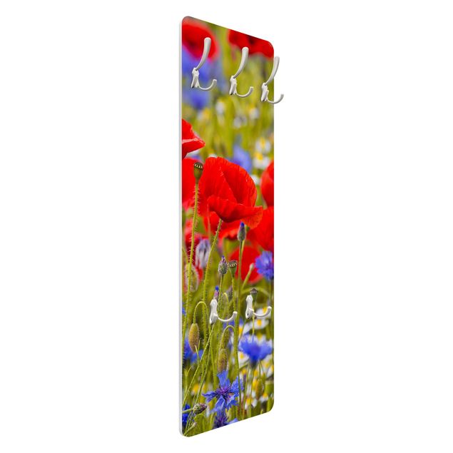 Porte-manteau - Summer Meadow With Poppies And Cornflowers