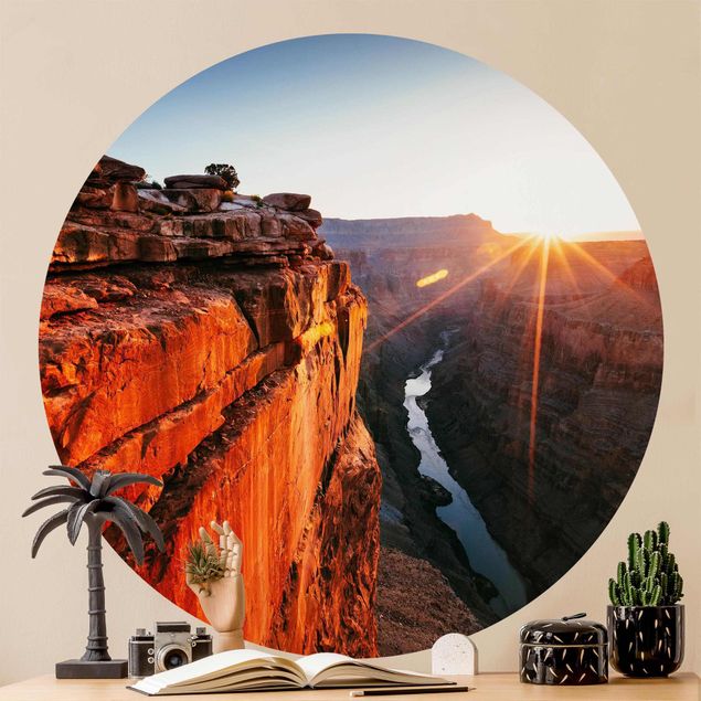 Décorations cuisine Soleil dans le Grand Canyon