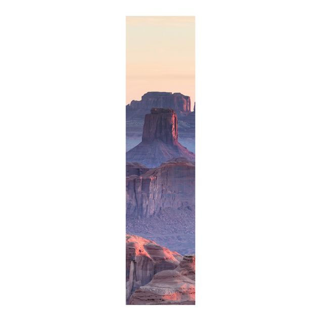 Panneaux coulissants effet pierre et bois Lever de soleil en Arizona