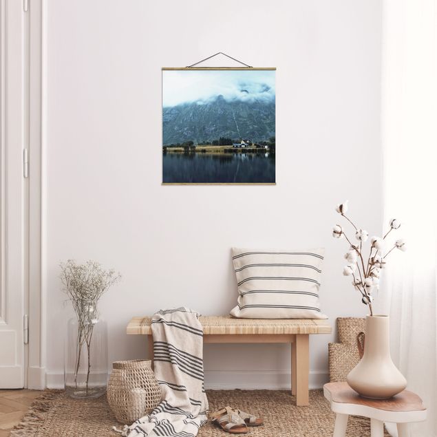 Tableau paysages Réflexion sur les Lofoten