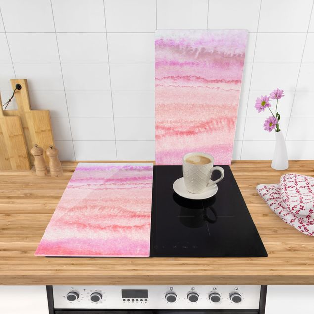 Couvre plaque de cuisson Play Of Colours In Pink