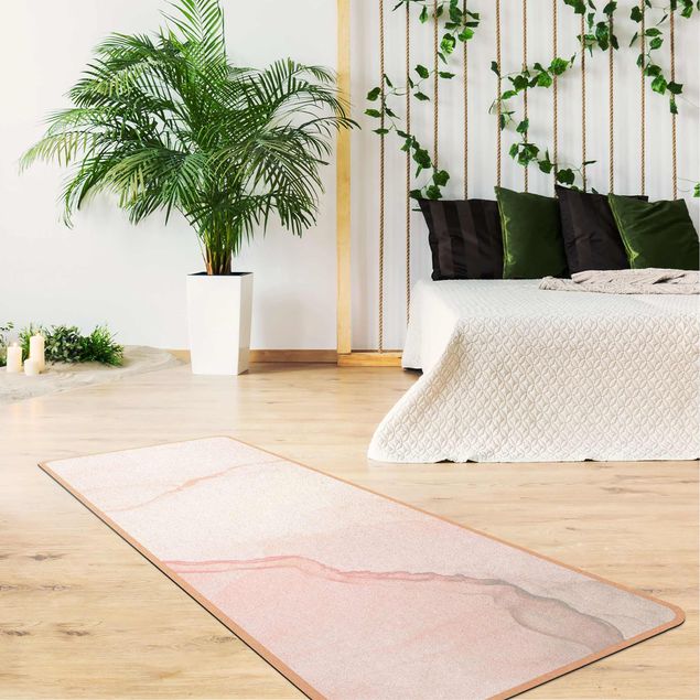 grand tapis salon Play Of Colours Pastel Cotton Candy