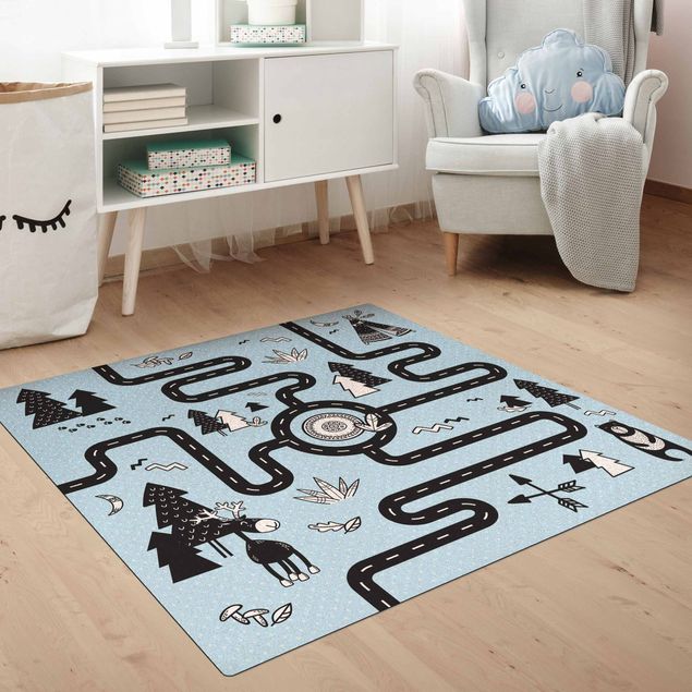 tapis modernes Rues - Trouver son chemin