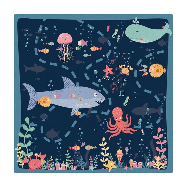 tapis grande taille Sous l'eau - Une expédition