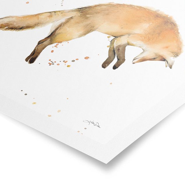 Tableau décoration Leaping Fox