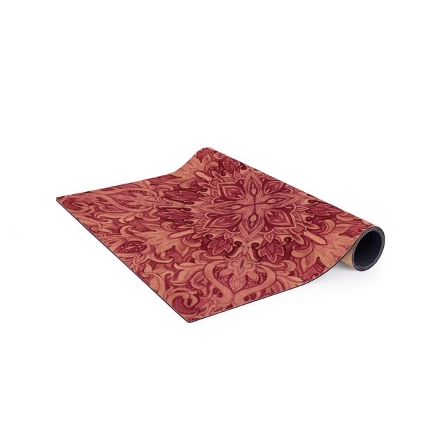 tapis rouge pas cher Texte All You Need Is Yoga Rouge