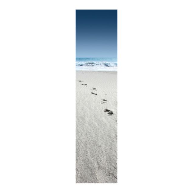 Panneau japonais paysage Traces dans le sable
