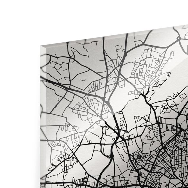 Tableaux muraux Plan de ville de Hambourg - Classique