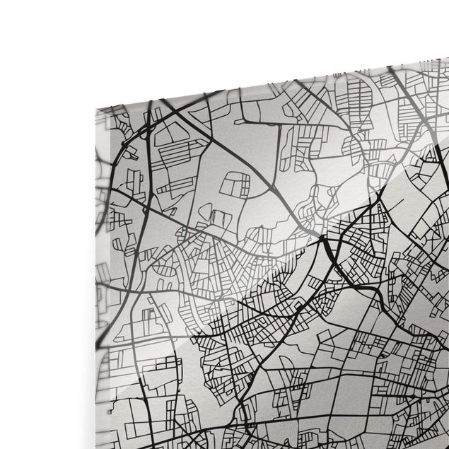 Tableaux muraux Plan de ville de Copenhague - Classique