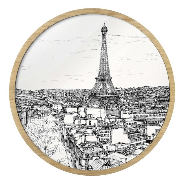Tableau ville du monde Étude de la ville - Paris