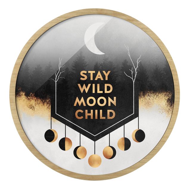 Tableaux encadrés reproductions Stay Wild Moon Child