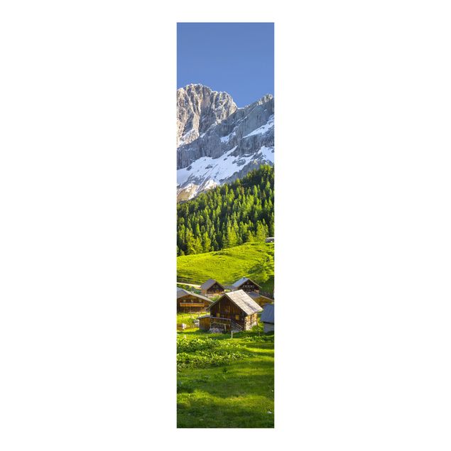 Panneau japonais nature Prairie alpine de Styrie