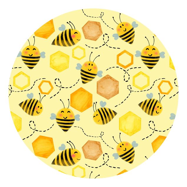 Tableaux de Uta Naumann Illustration d'un miel doux avec des abeilles