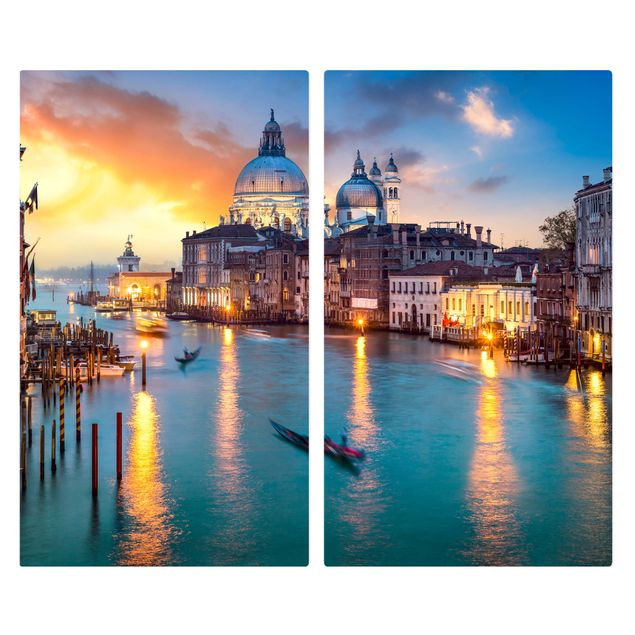 Cache plaques de cuisson - Sunset in Venice