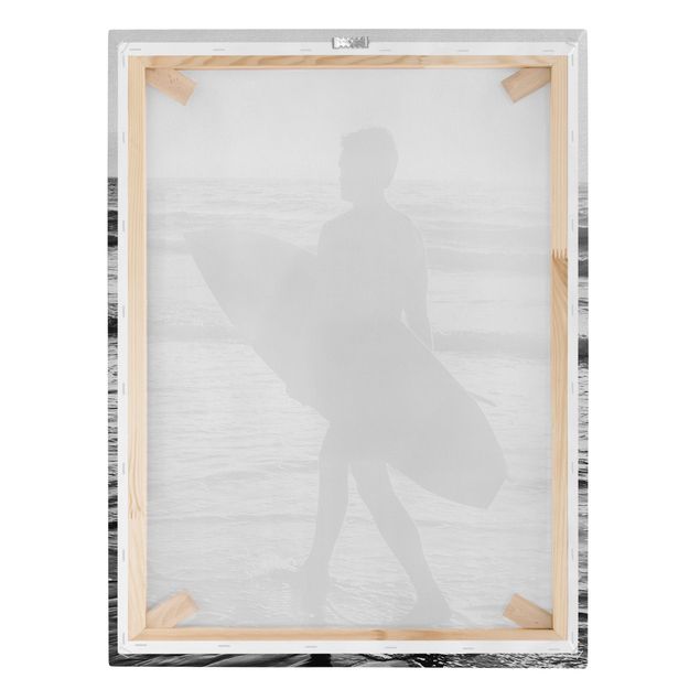 Tableaux nature Surfer Boy At Sunset