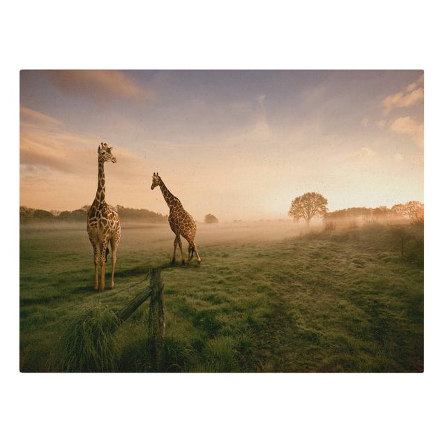 Toile girafe Surreal Giraffes
