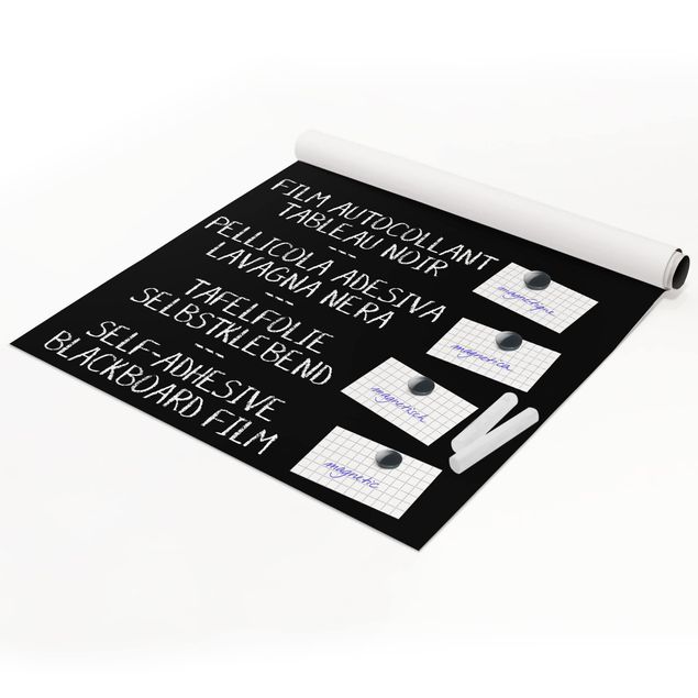 Tableaux noirs magnétiques adhésives Chalkboard self-adhesive