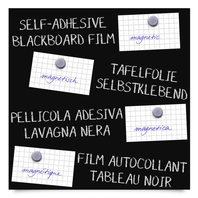 Film magnétique - Memoboard self-adhesive