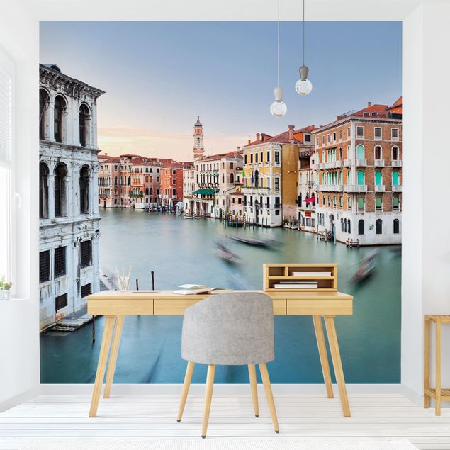 Papier peint moderne Vue du Grand Canal depuis le pont du Rialto Venise
