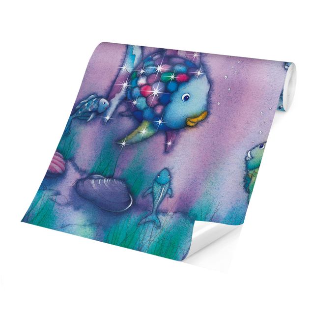 Papier peint animaux forêt Le poisson arc-en-ciel - Le paradis sous l'eau
