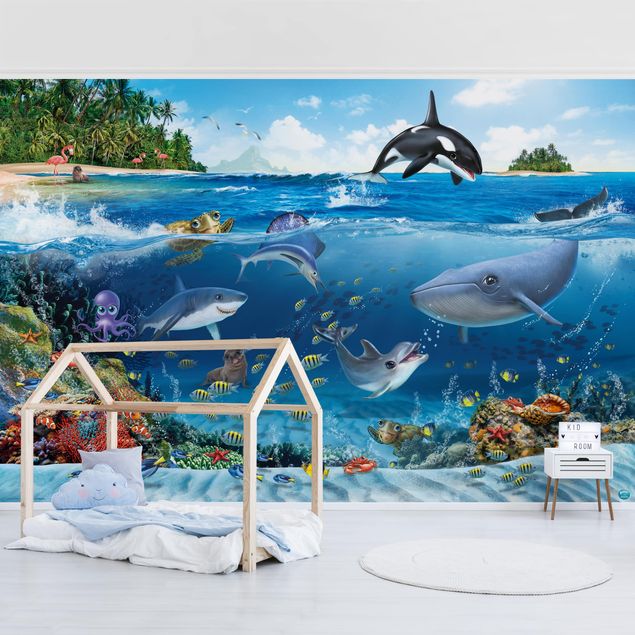 Papier peint - Animal Club International - Underwater World With Animals