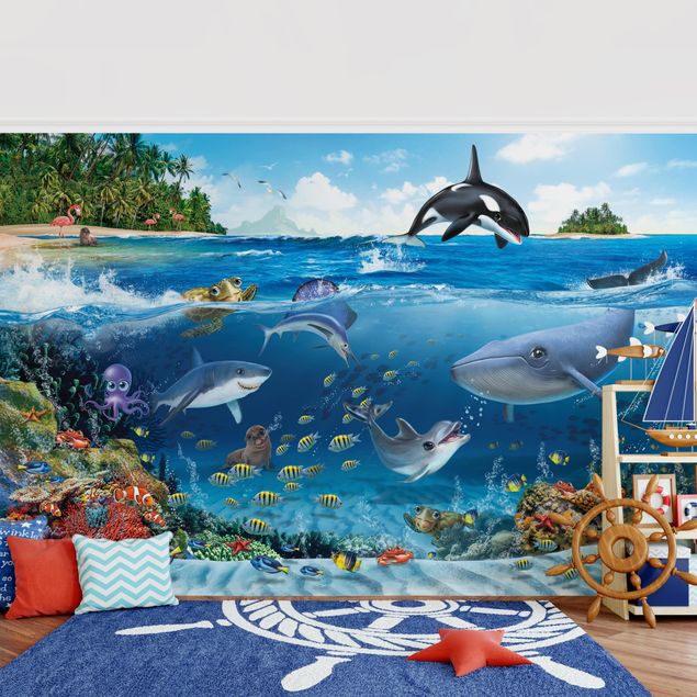 Papier peint - Animal Club International - Underwater World With Animals