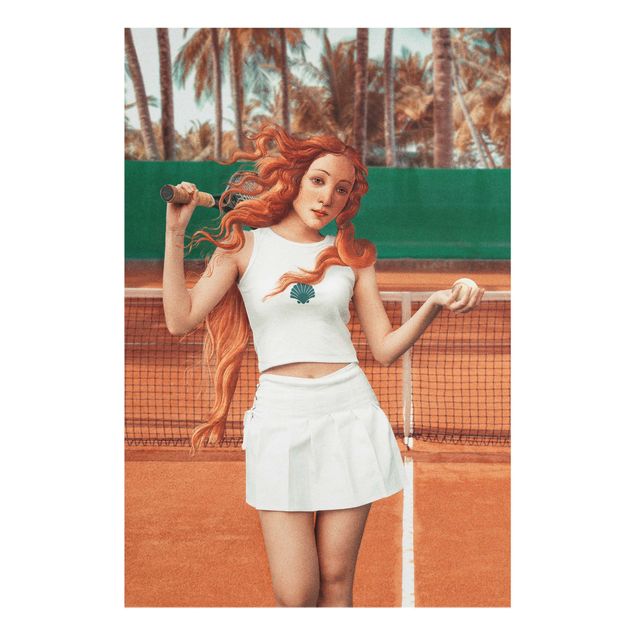 Tableaux orange Tennis Venus