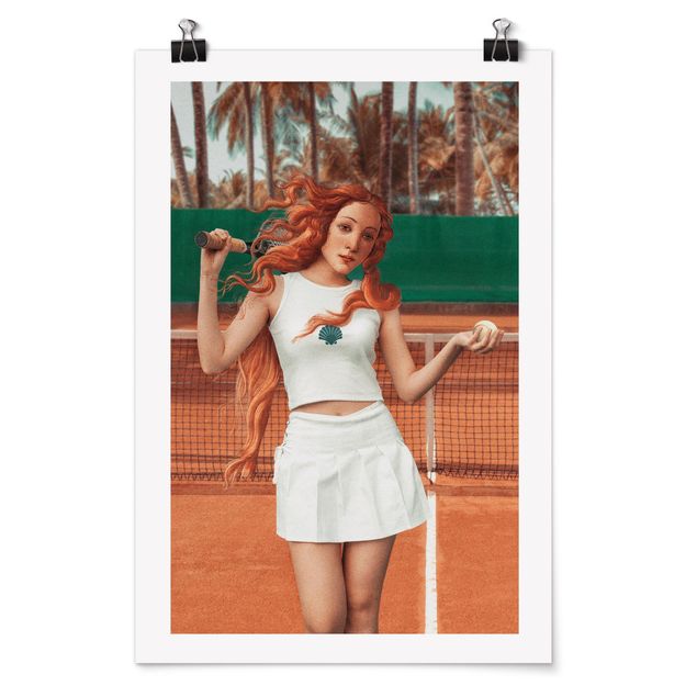Affiche rétro Tennis Venus
