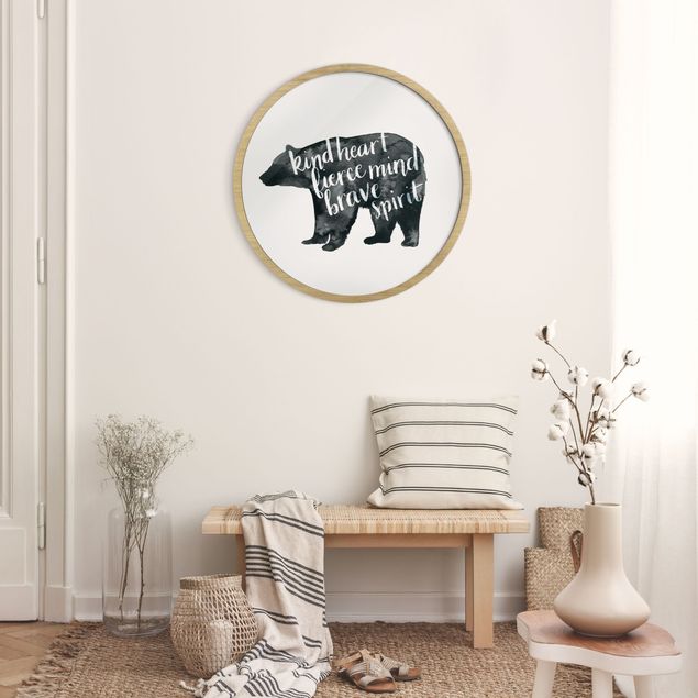 Tableau ourson Animaux sagese - Ours