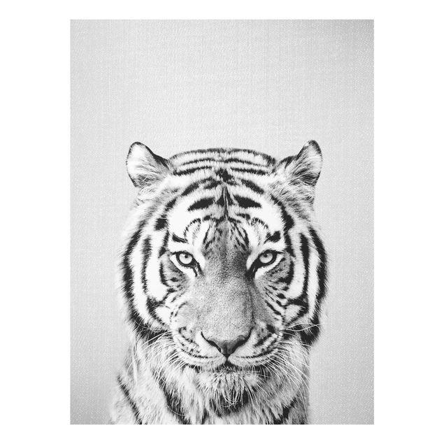 Tableaux animaux Tigre Tiago Noir Et Blanc
