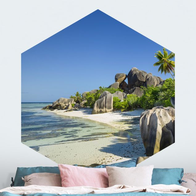 Papiers peints Caraïbes Dream Beach Seychelles