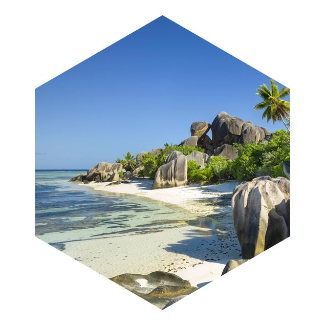 Papier peint panoramique paysage Dream Beach Seychelles