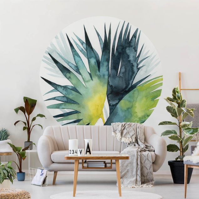 Tapisserie moderne Tropical Foliage - Fan Palm