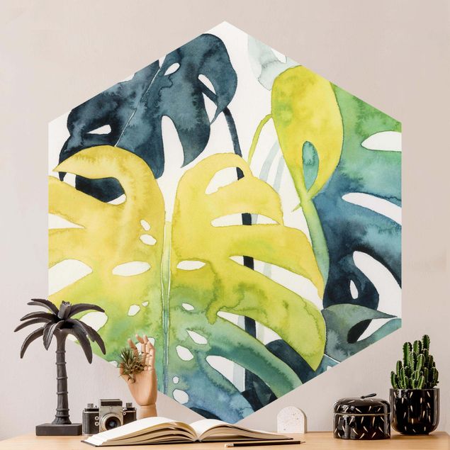 Papiers peints modernes Feuillage tropical - Monstera