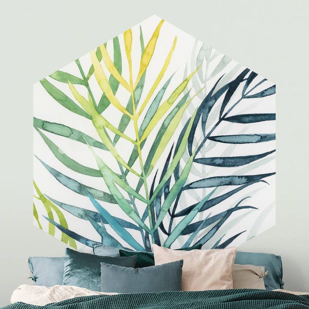 Tapisserie moderne Feuillage tropical - Palme