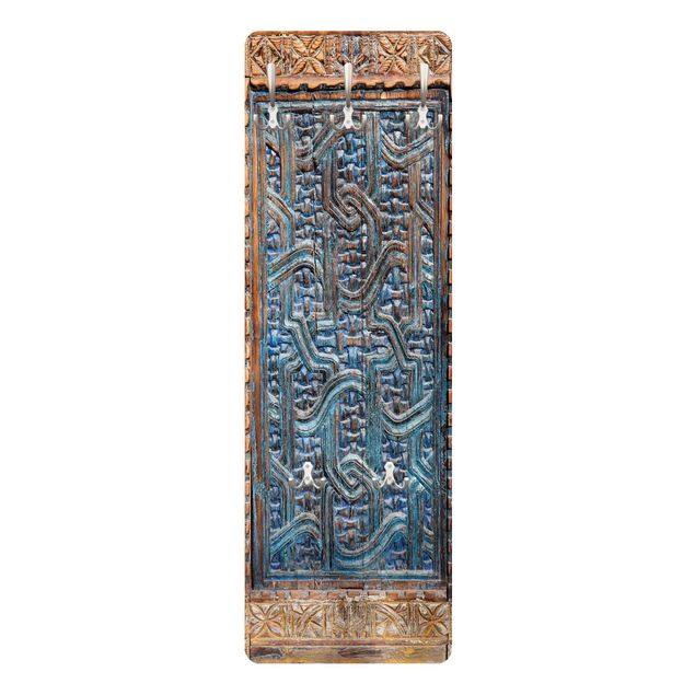Patère porte manteaux Porte avec Sculpture Marocaine