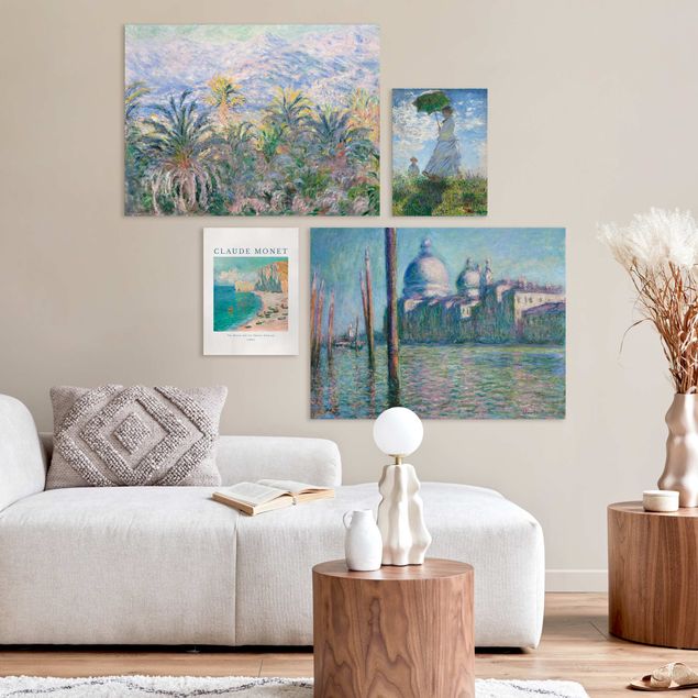 Tableau bord de mer Vacances avec Monet