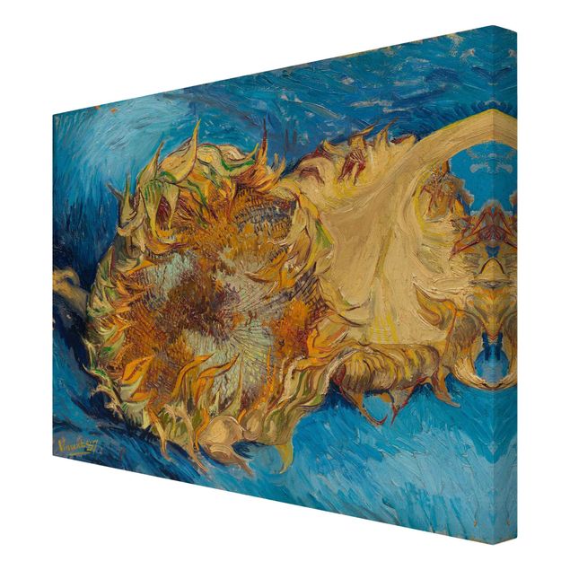 Tableau couleur jaune Van Gogh - Tournesols
