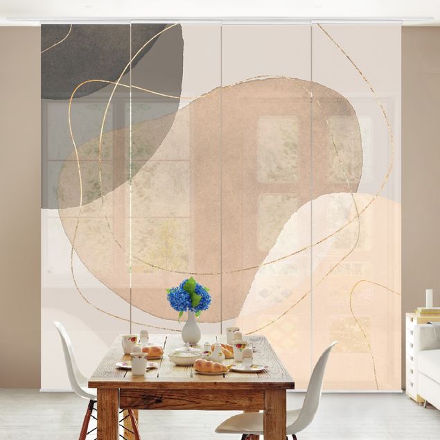 Déco murale cuisine Impression ludique en beige