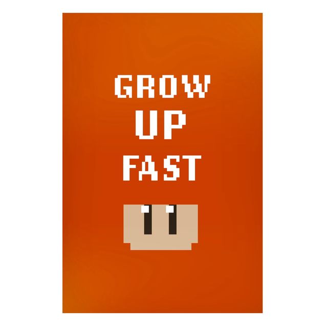 Tableaux modernes Video Game Grow Up Fast In Red