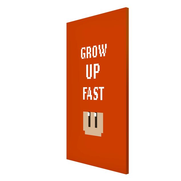 Tableau citation Video Game Grow Up Fast In Red