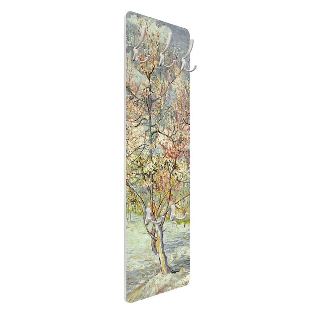 Porte-manteaux muraux avec paysage Vincent van Gogh - Pêchers en fleur