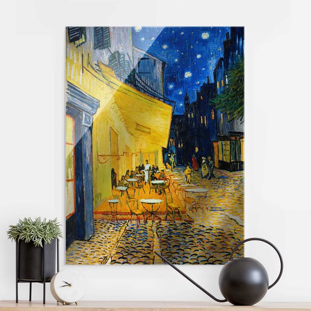 Déco mur cuisine Vincent van Gogh - Terrasse de café le soir