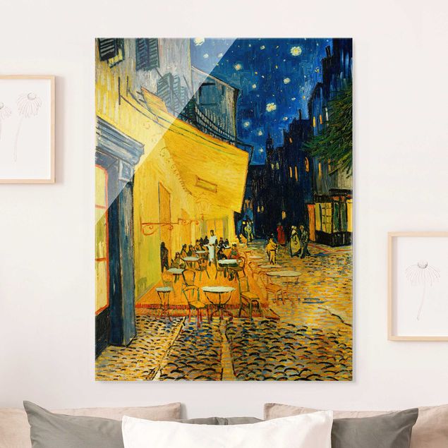 Déco mur cuisine Vincent van Gogh - Terrasse de café le soir