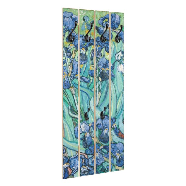 Porte-manteaux muraux avec fleurs Vincent Van Gogh - Iris