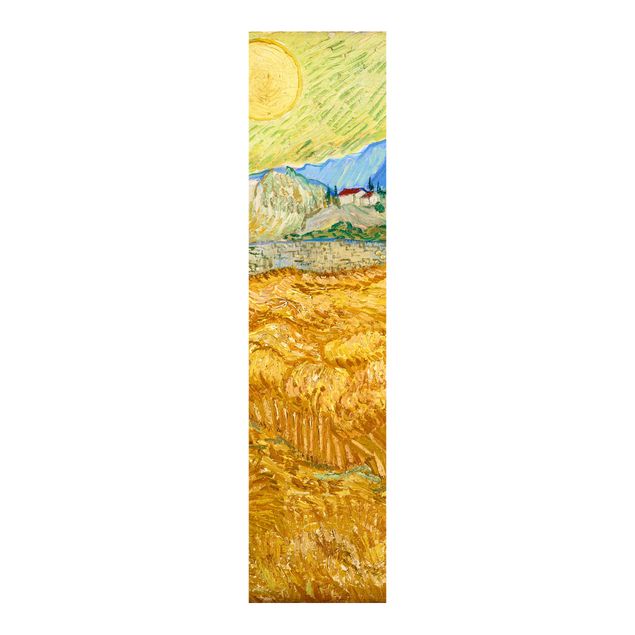 Tableau impressionniste Vincent Van Gogh - La moisson, le champ de blé