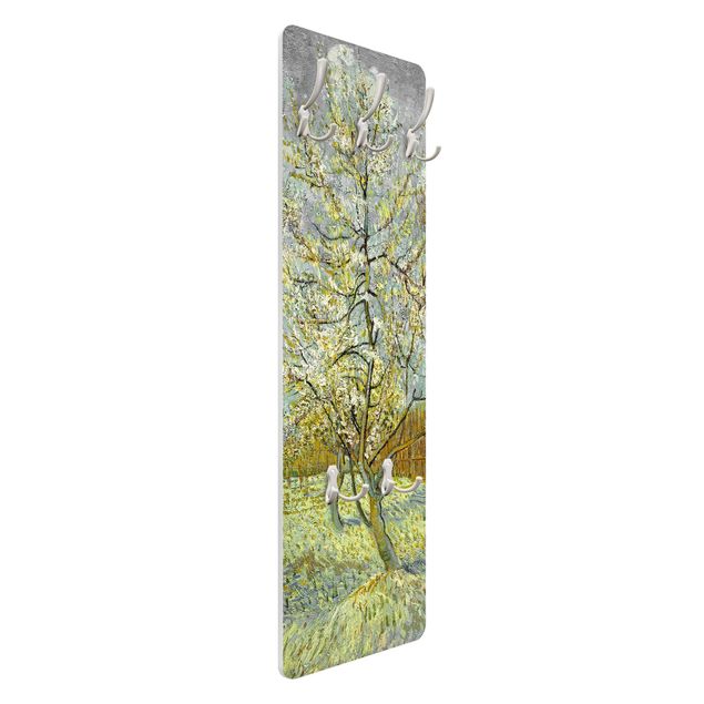 Porte-manteaux muraux avec paysage Vincent van Gogh - Pêcher en fleur