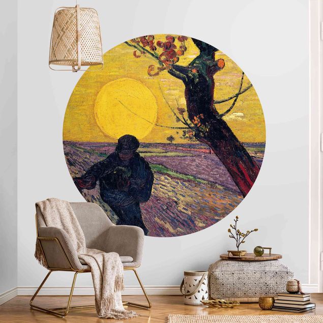 Déco mur cuisine Vincent Van Gogh - Semeur avec soleil couchant