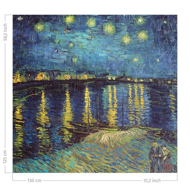 Tableau artistique Vincent Van Gogh - Starry Night Over The Rhone